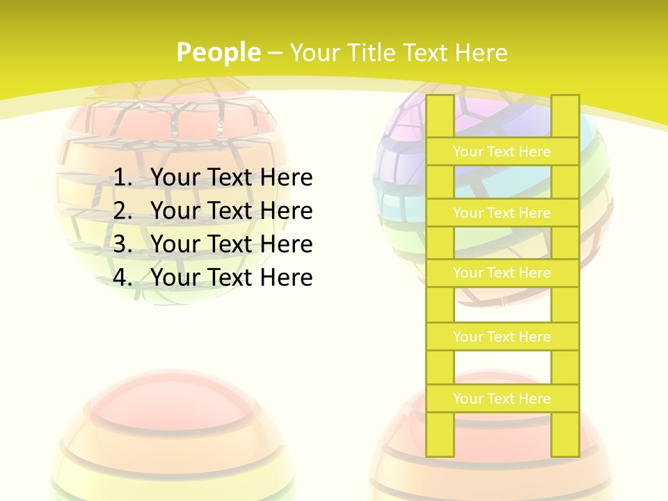 Psychology Segments Levels PowerPoint Template