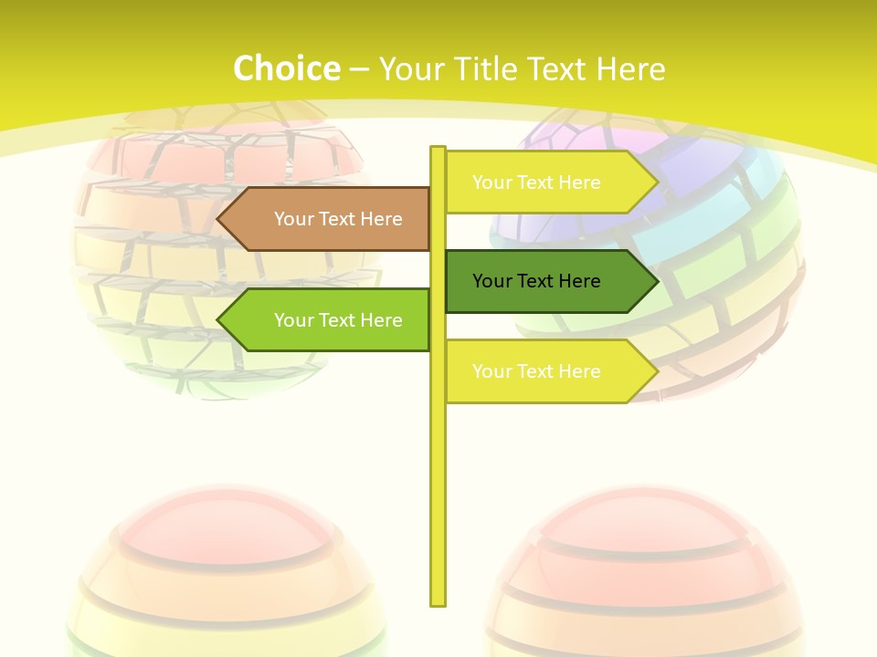 Psychology Segments Levels PowerPoint Template