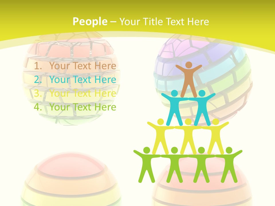 Psychology Segments Levels PowerPoint Template