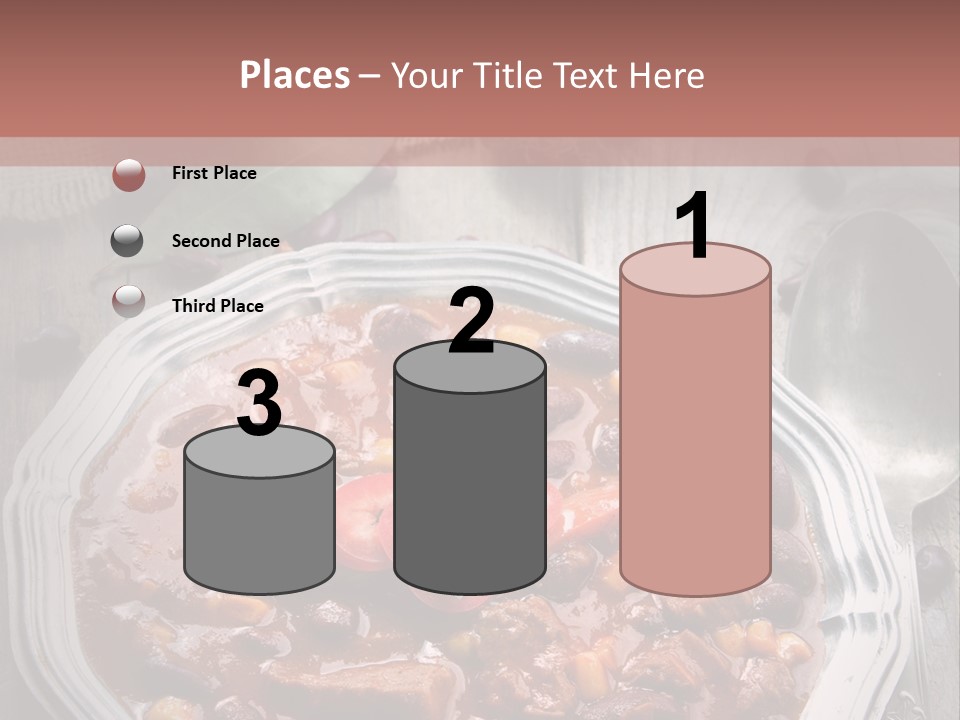 Plate Meal Serving PowerPoint Template