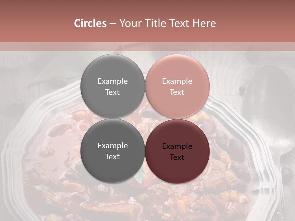 Plate Meal Serving PowerPoint Template