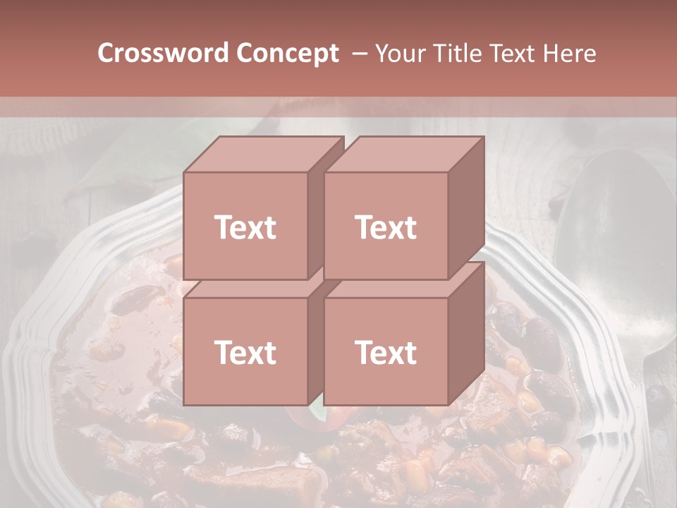 Plate Meal Serving PowerPoint Template