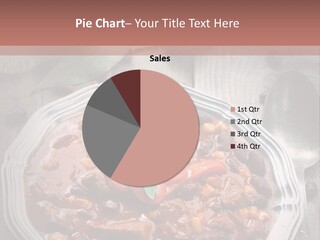 Plate Meal Serving PowerPoint Template