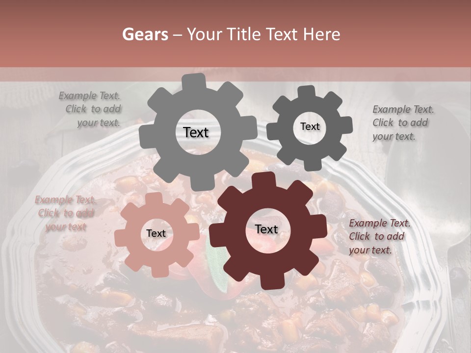 Plate Meal Serving PowerPoint Template