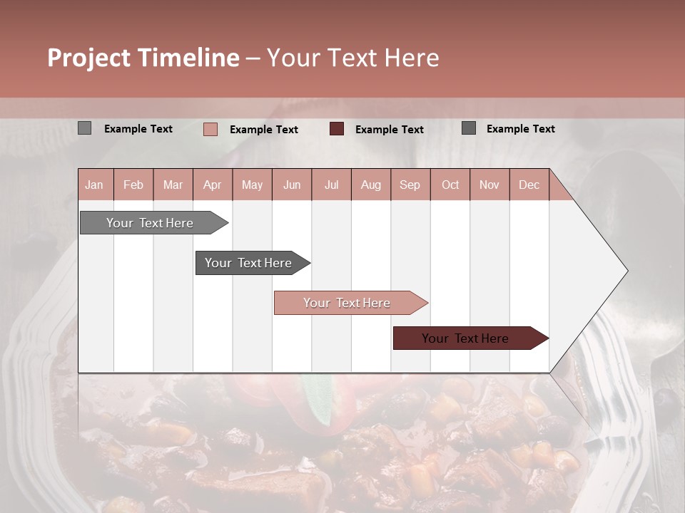 Plate Meal Serving PowerPoint Template