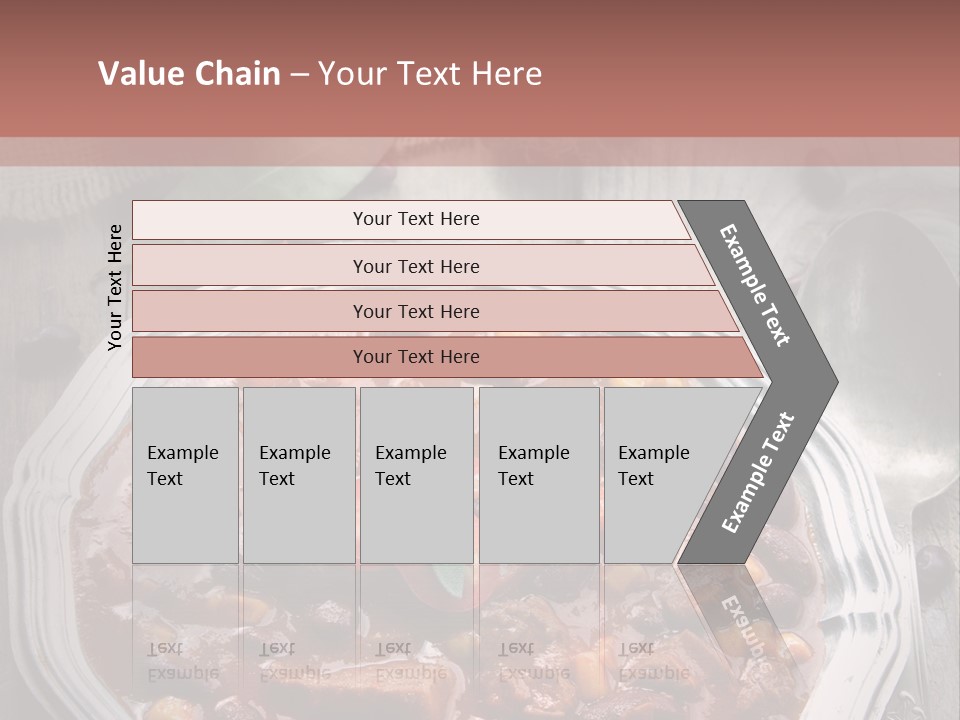 Plate Meal Serving PowerPoint Template