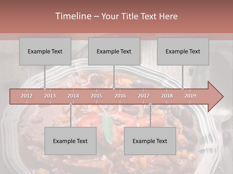 Plate Meal Serving PowerPoint Template