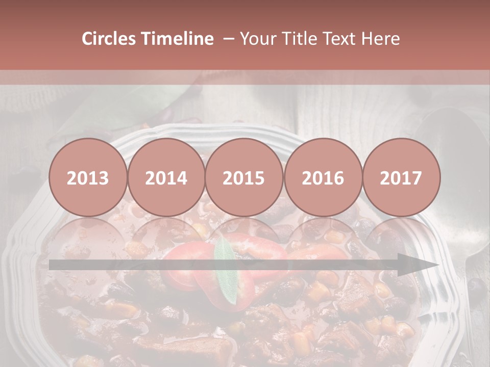 Plate Meal Serving PowerPoint Template