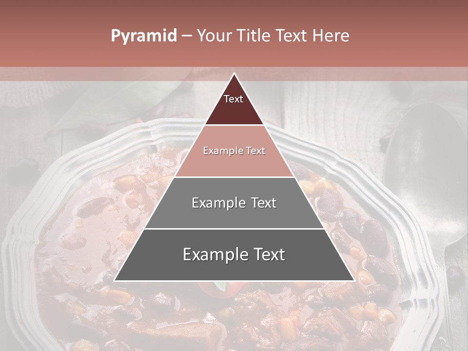 Plate Meal Serving PowerPoint Template