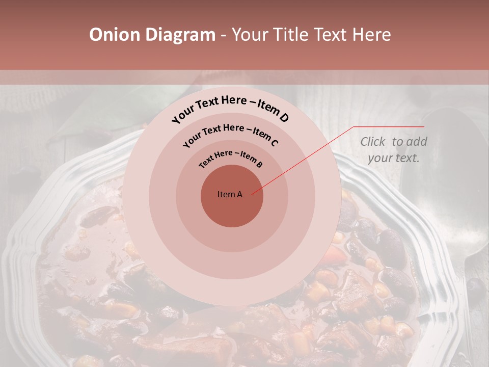 Plate Meal Serving PowerPoint Template