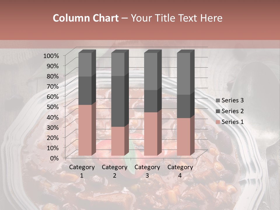 Plate Meal Serving PowerPoint Template