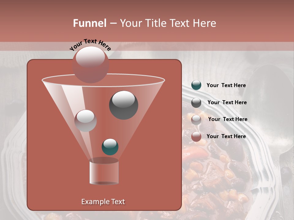 Plate Meal Serving PowerPoint Template