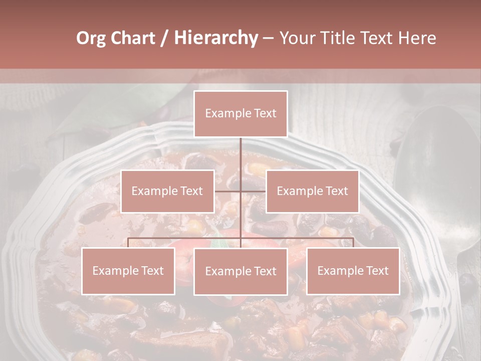Plate Meal Serving PowerPoint Template