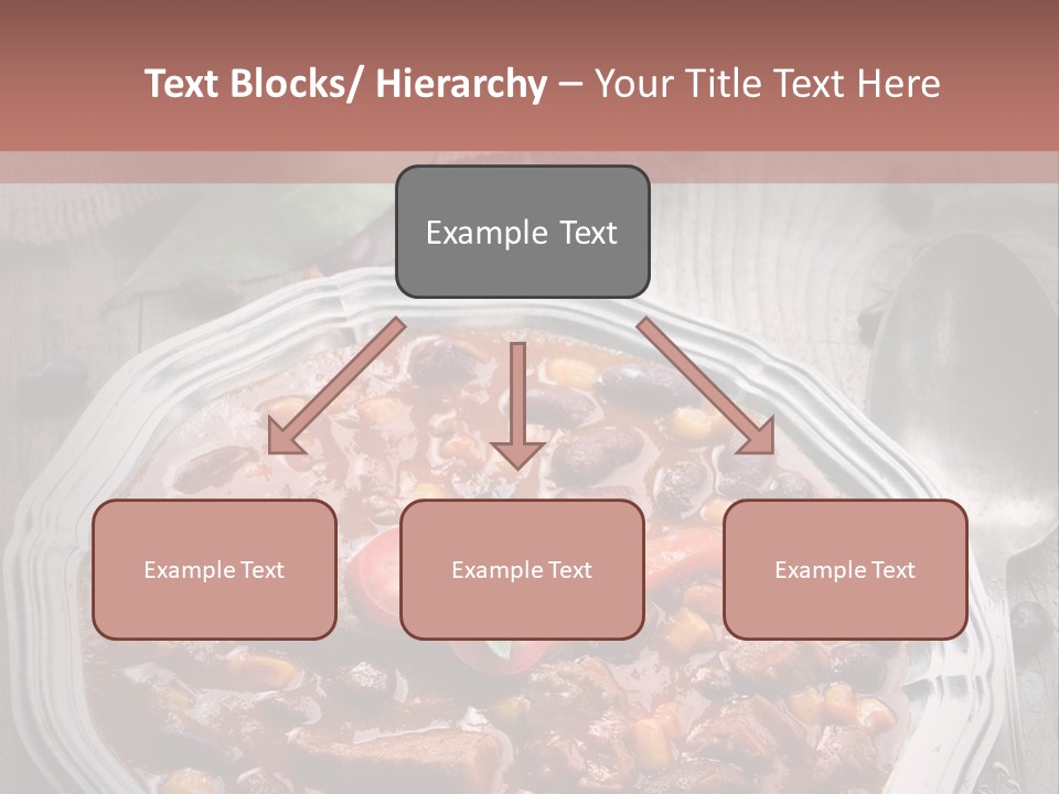 Plate Meal Serving PowerPoint Template