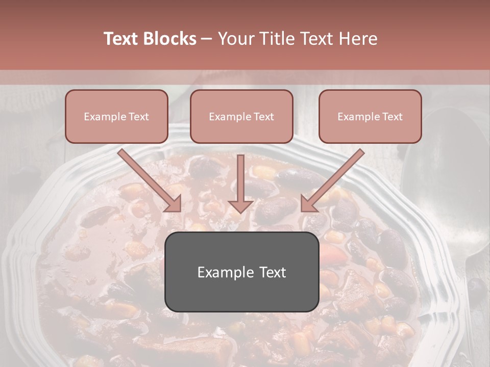 Plate Meal Serving PowerPoint Template