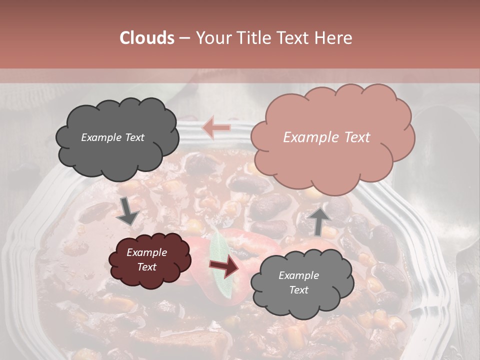 Plate Meal Serving PowerPoint Template