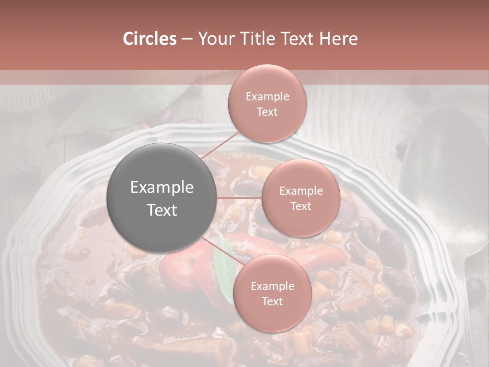 Plate Meal Serving PowerPoint Template