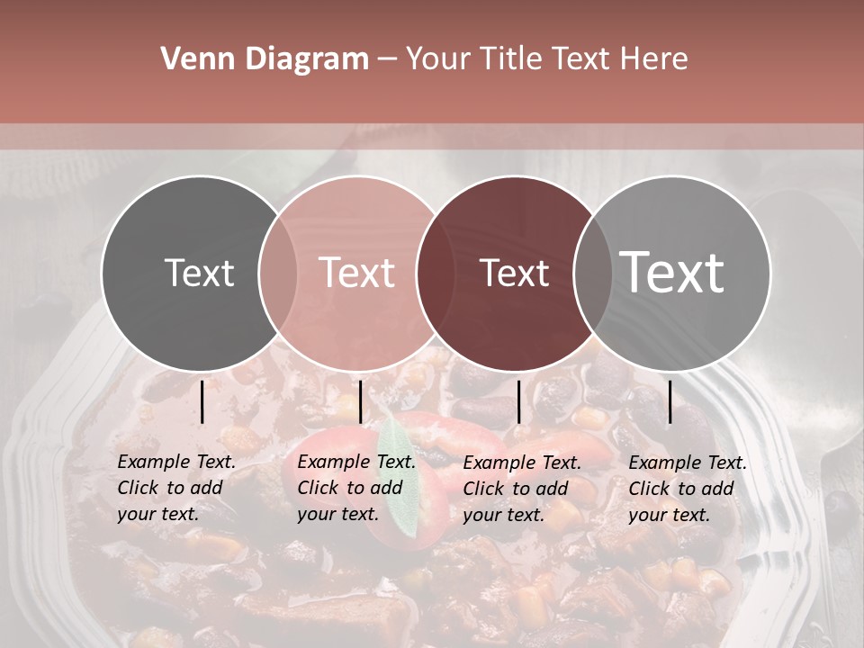 Plate Meal Serving PowerPoint Template