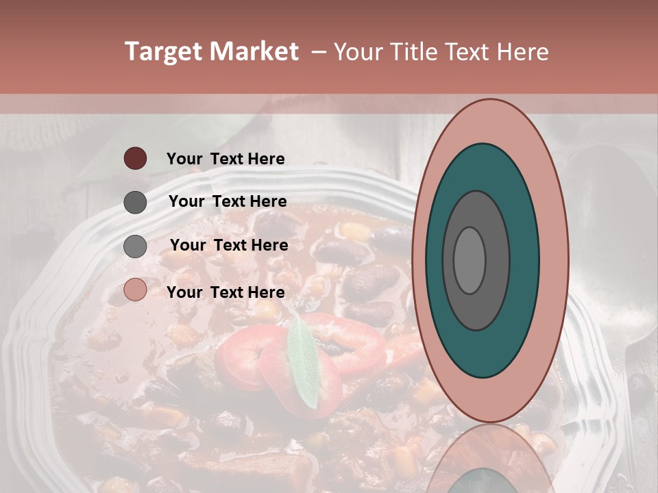 Plate Meal Serving PowerPoint Template