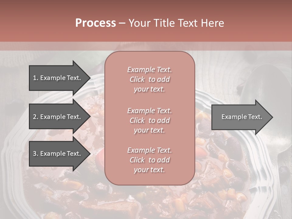 Plate Meal Serving PowerPoint Template