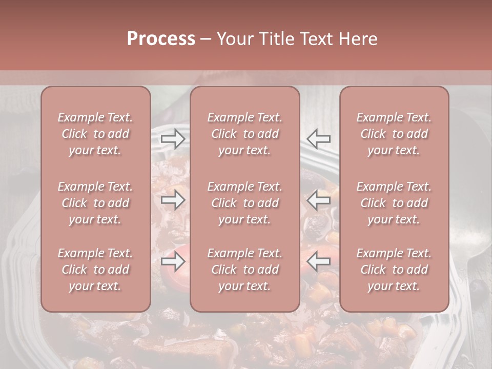 Plate Meal Serving PowerPoint Template
