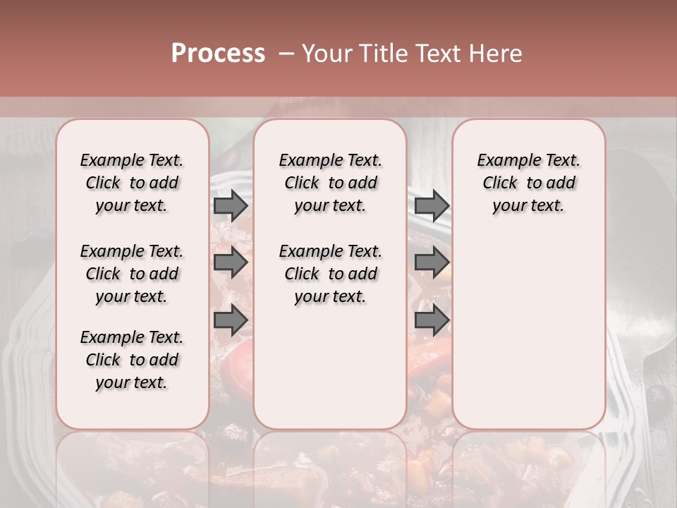 Plate Meal Serving PowerPoint Template