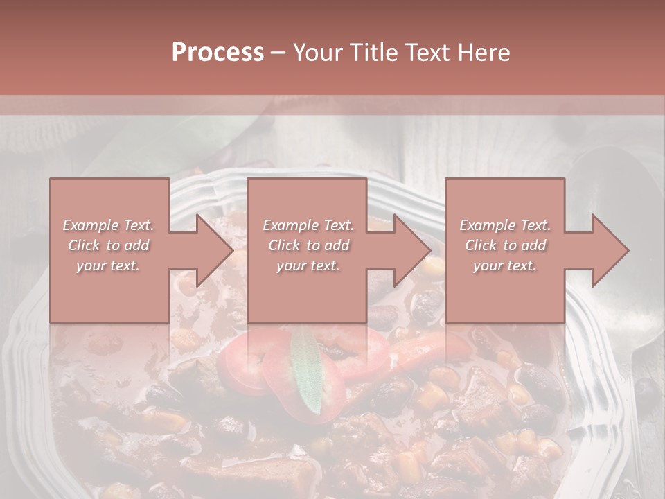 Plate Meal Serving PowerPoint Template
