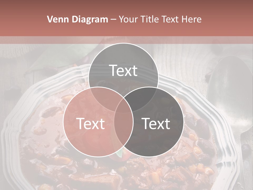 Plate Meal Serving PowerPoint Template