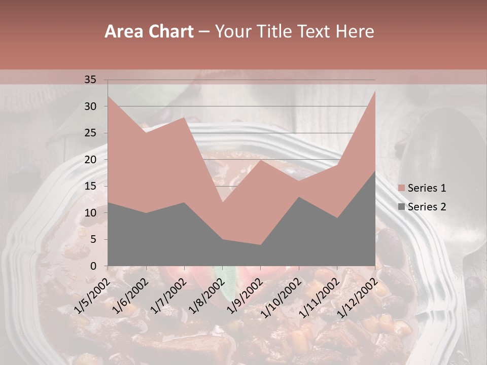 Plate Meal Serving PowerPoint Template
