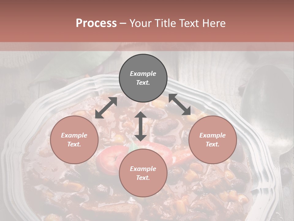 Plate Meal Serving PowerPoint Template