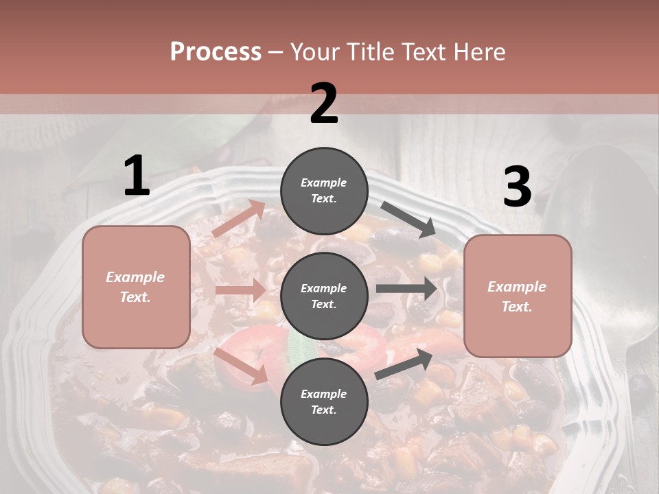 Plate Meal Serving PowerPoint Template