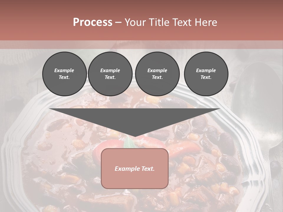 Plate Meal Serving PowerPoint Template