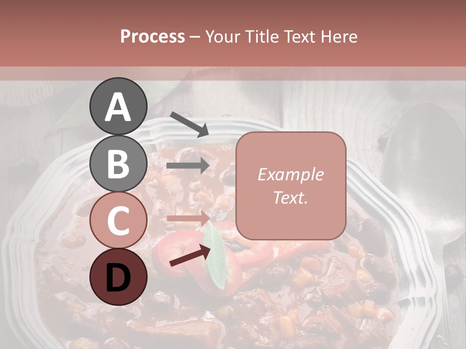 Plate Meal Serving PowerPoint Template