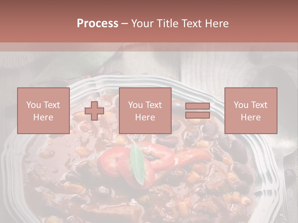 Plate Meal Serving PowerPoint Template