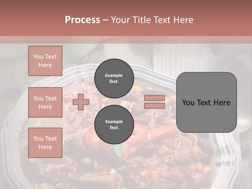 Plate Meal Serving PowerPoint Template