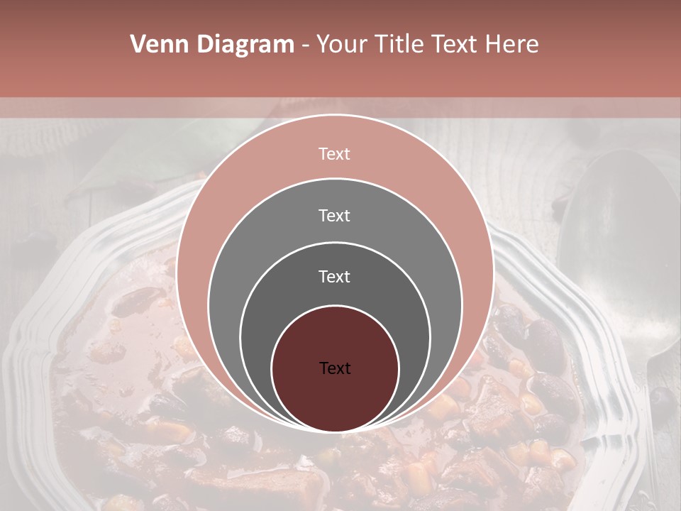 Plate Meal Serving PowerPoint Template