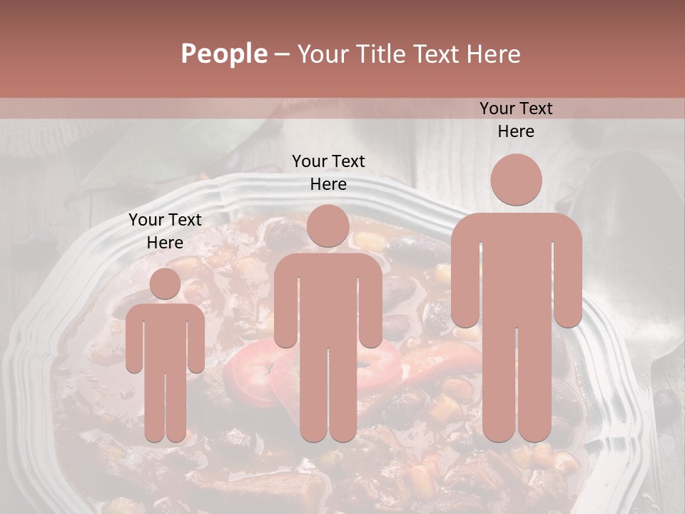 Plate Meal Serving PowerPoint Template