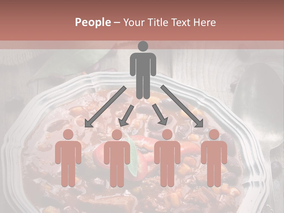 Plate Meal Serving PowerPoint Template