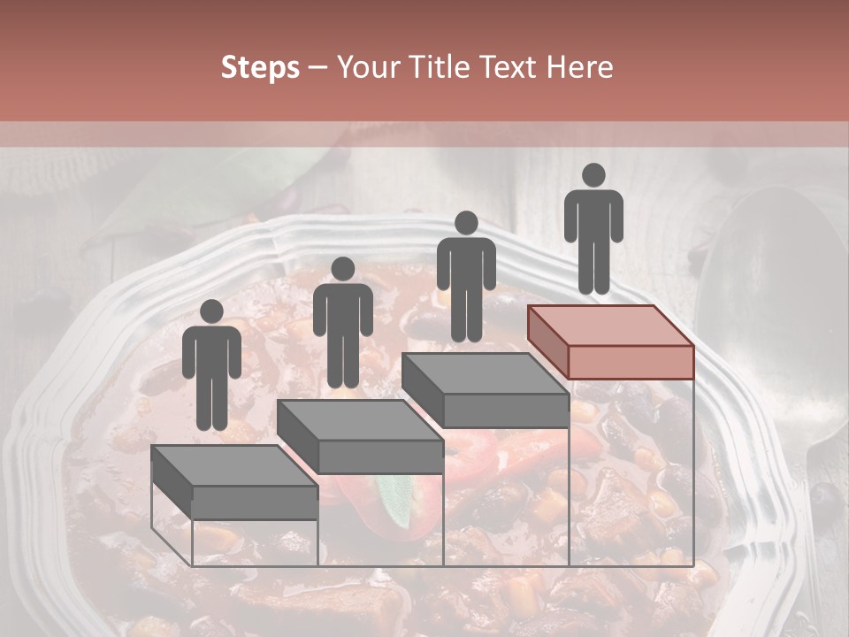 Plate Meal Serving PowerPoint Template