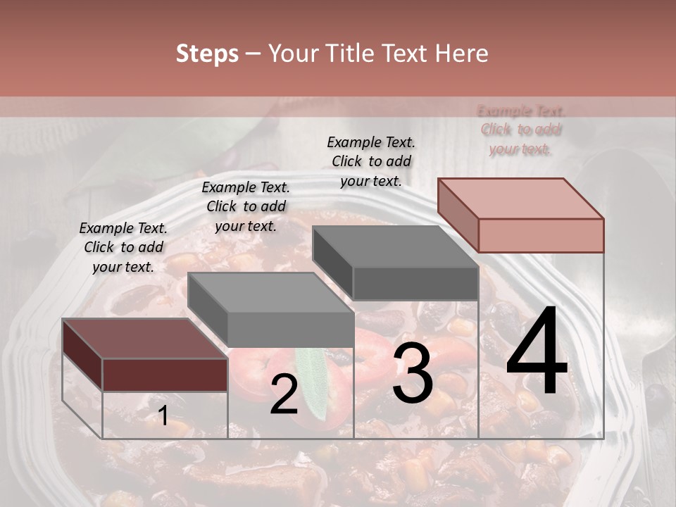 Plate Meal Serving PowerPoint Template