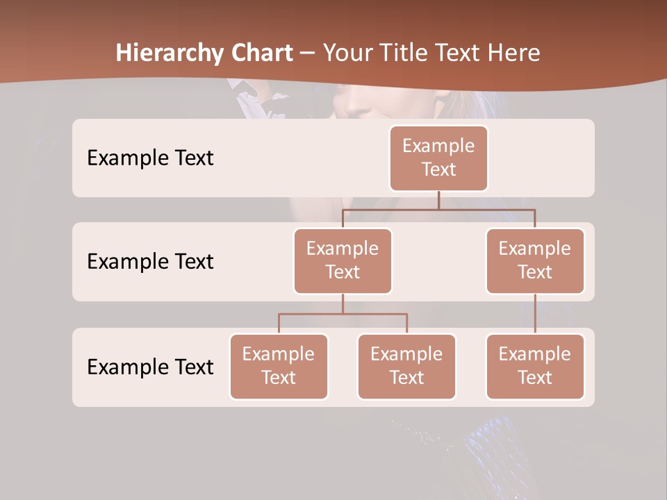 Girl Vogue Hug PowerPoint Template