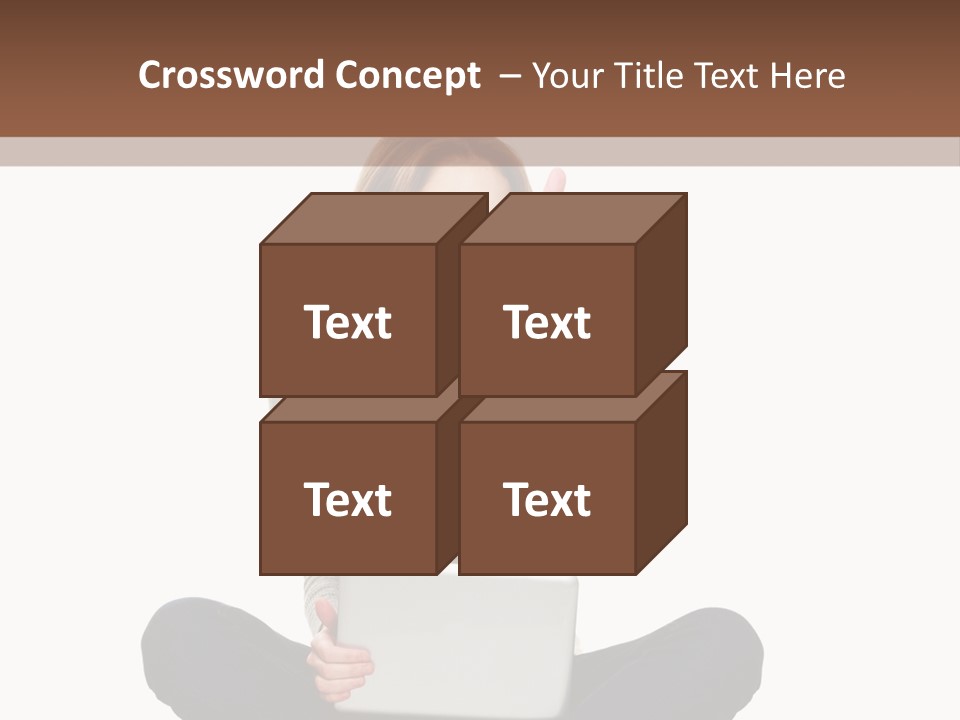 Internet Laptop Background PowerPoint Template