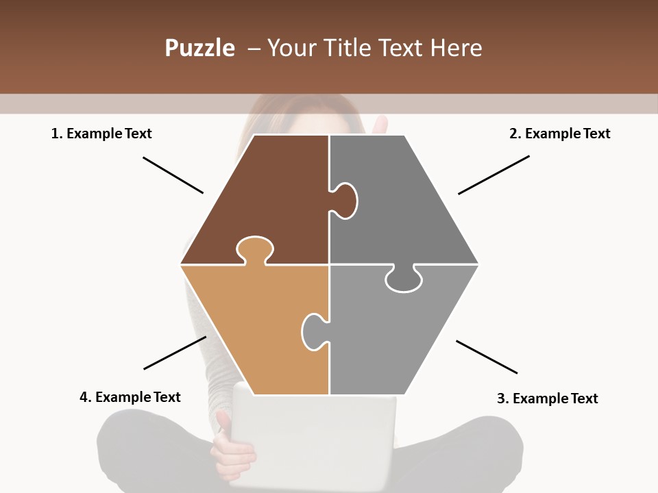 Internet Laptop Background PowerPoint Template