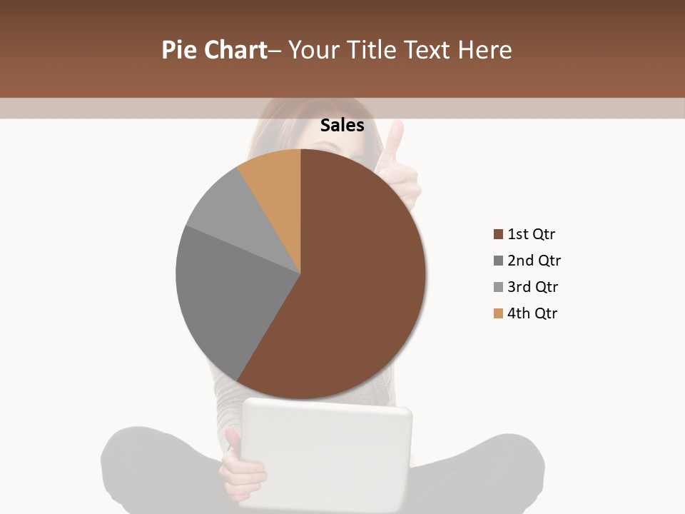 Internet Laptop Background PowerPoint Template