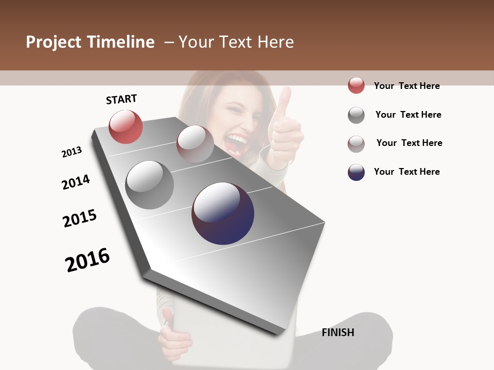Internet Laptop Background PowerPoint Template