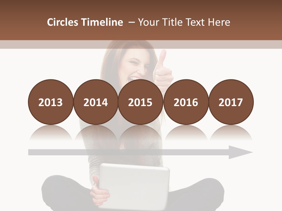 Internet Laptop Background PowerPoint Template