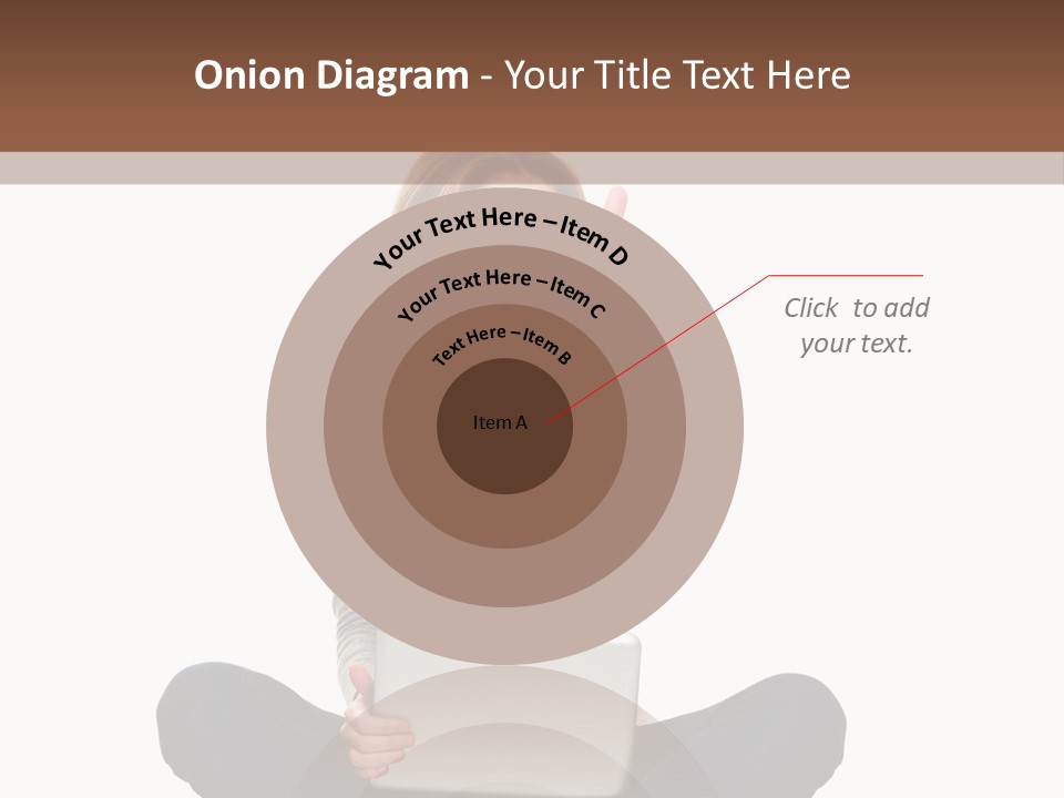 Internet Laptop Background PowerPoint Template