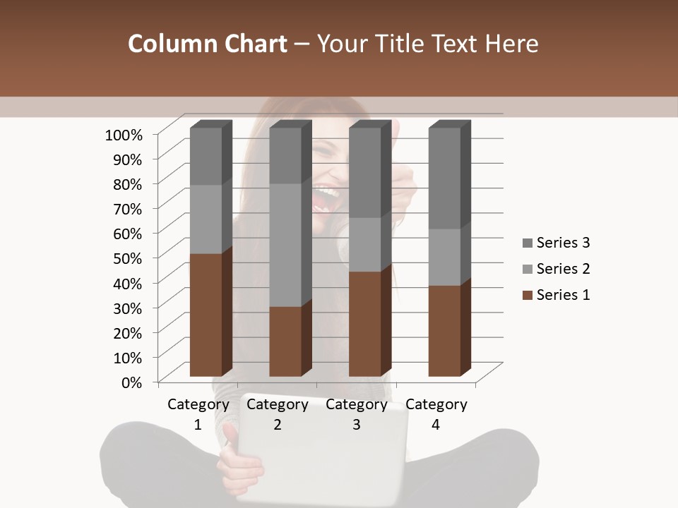Internet Laptop Background PowerPoint Template