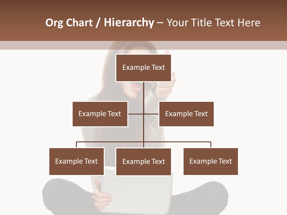 Internet Laptop Background PowerPoint Template