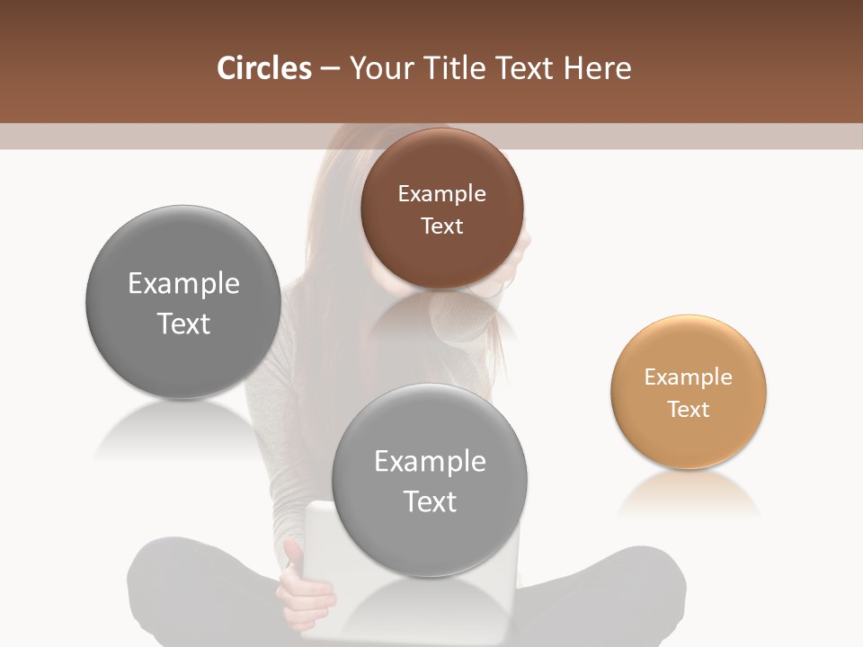 Internet Laptop Background PowerPoint Template